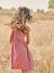 Girl's sleeveless dress khaki+old rose - vertbaudet enfant 