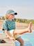 Boys' short-sleeved zebra t-shirt petrol blue - vertbaudet enfant 