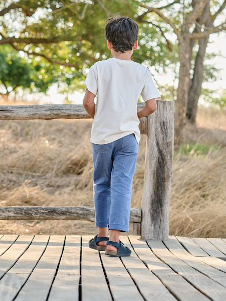 Lightweight medium trouser for boys blue - vertbaudet enfant 
