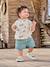 Ensemble chemise short bébé garçon vert émeraude - vertbaudet enfant 