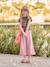 Wide-Leg, Lyocell Bermuda Shorts for Girls khaki+lilac - vertbaudet enfant 