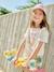 Short-Sleeved T-Shirt for Girls ecru - vertbaudet enfant 