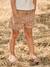 Printed twill shorts for girls beige - vertbaudet enfant 