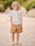 T-shirt garçon motifs devant et dos anthracite+blanc+bleu ciel+bleu océan+bois de rose - vertbaudet enfant 