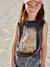 Printed T-Shirt for Girls anthracite+ecru - vertbaudet enfant 