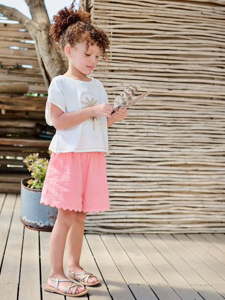 Shorts for Girls rose - vertbaudet enfant 