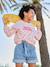 Girl's printed sweatshirt rose - vertbaudet enfant 
