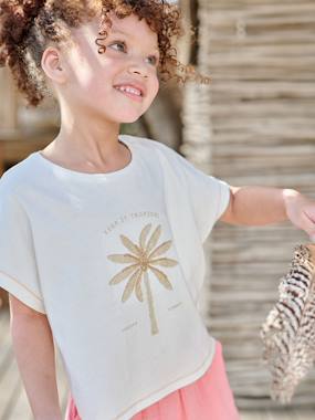 -T-shirt manches courtes fille