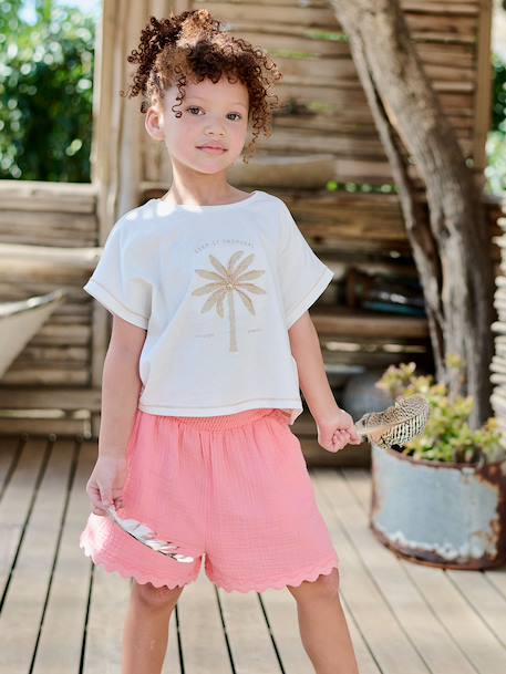 Shorts for Girls rose - vertbaudet enfant 
