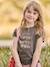 T-shirt manches courtes anthracite+rose - vertbaudet enfant 