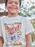 Short-Sleeved Animal T-Shirt for Boys ecru+fir green+white - vertbaudet enfant 