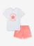 Ensemble short et t-shirt corail - vertbaudet enfant 