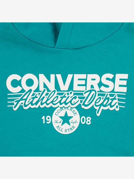 Hooded sweatshirt for boy green - vertbaudet enfant 