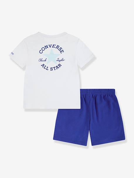 Ensemble short t-shirt bleu - vertbaudet enfant 