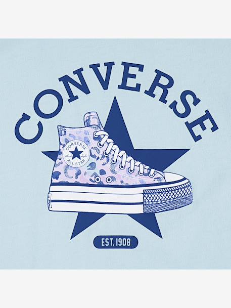 T-shirt graphique sneaker bleu clair - vertbaudet enfant 