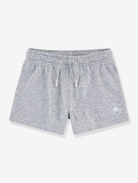 Elasticated waist shorts for girl grey - vertbaudet enfant 