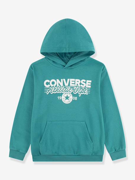 Hooded sweatshirt for boy green - vertbaudet enfant 