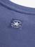 Relaxed boxy sweatshirt for girl navy blue - vertbaudet enfant 