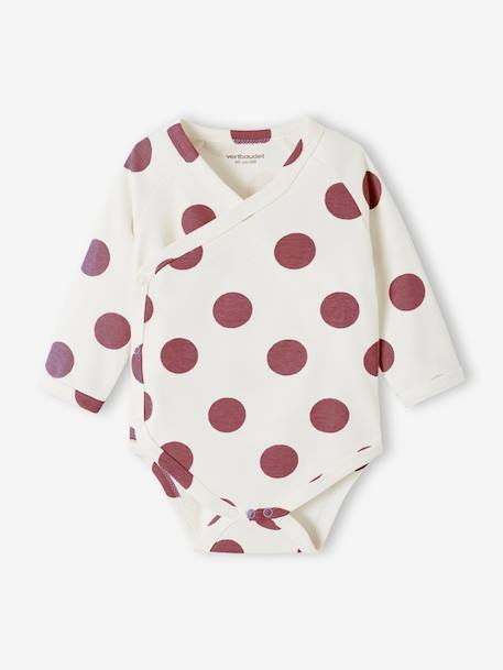 Pack of 5 Long Sleeve Bodysuits for Newborn Babies rosy - vertbaudet enfant 