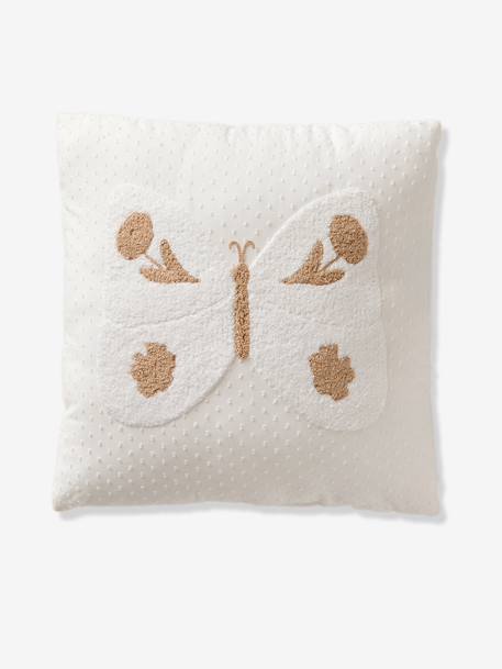 Butterfly cushion in bouclé vanilla - vertbaudet enfant 