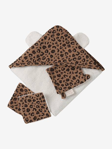 Customisable doll bath cape brown - vertbaudet enfant 