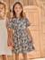 Floral Print Dress for Girls green - vertbaudet enfant 