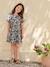 Floral Print Dress for Girls green - vertbaudet enfant 