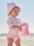 UV protective 3-piece swimsuit rosy - vertbaudet enfant 