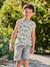 Tropical Print Tank Top for Boys printed white - vertbaudet enfant 