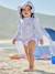 Maillot bain 3 pièces rayures bleu clair - vertbaudet enfant 