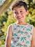 Tropical Print Tank Top for Boys printed white - vertbaudet enfant 