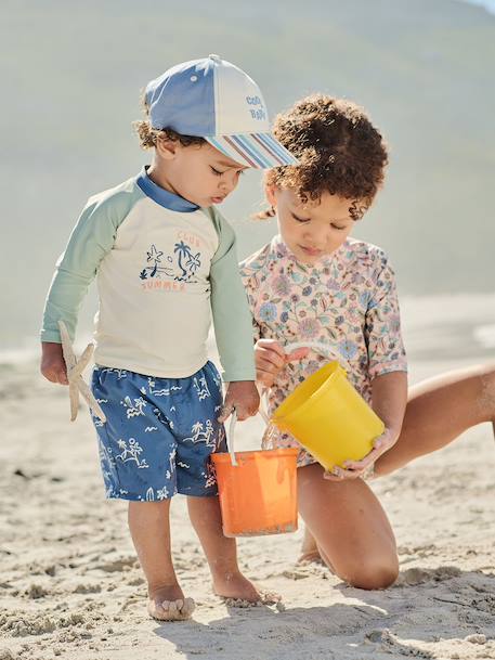 Boys' swim shorts indigo - vertbaudet enfant 