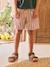 Boy's striped bermuda shorts striped red - vertbaudet enfant 