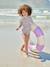 Girls' UV Protection two-piece swimsuit nude pink - vertbaudet enfant 