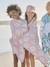 Beach / Bath Towel with Recycled Cotton mauve+mint green+printed blue+printed pink+striped blue - vertbaudet enfant 