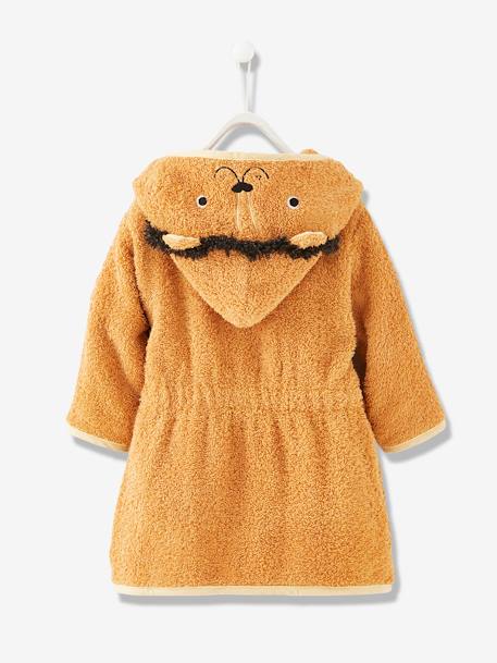Lion Bathrobe for Baby Orange - vertbaudet enfant 