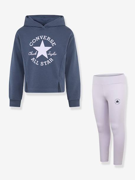 Sweat à capuche et legging marine - vertbaudet enfant 