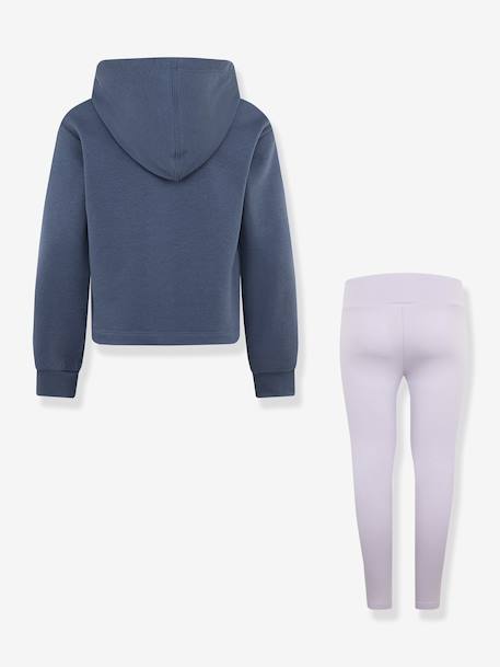 Hooded sweatshirt and leggings navy blue - vertbaudet enfant 