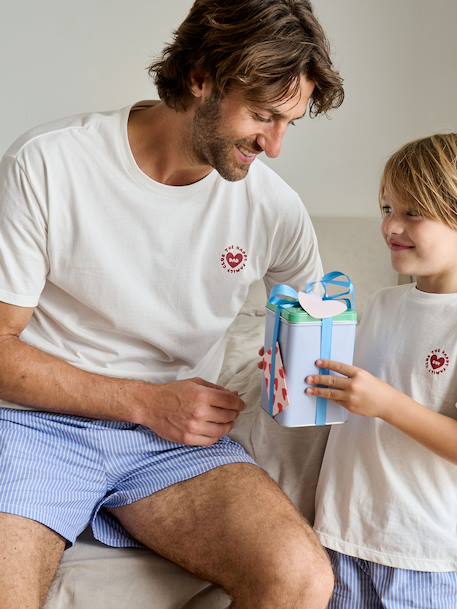 Pyjama homme capsule famille écru - vertbaudet enfant 