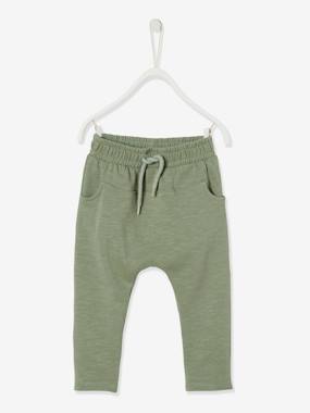 Organic collection-Pantalon molleton bébé garçon uni BASICS