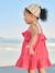 Baby girls' dress and bandana set raspberry pink - vertbaudet enfant 