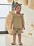 Ensemble bébé fille 3 pièces coton kaki - vertbaudet enfant 