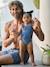 Men's swim shorts, family capsule blue - vertbaudet enfant 