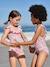 Girls' one-piece swimsuit pale pink - vertbaudet enfant 