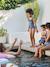 Girl's one-piece swimsuit blue - vertbaudet enfant 