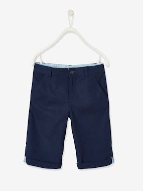 Bermuda garçon cérémonie en coton/lin - vertbaudet enfant Bermuda garçon cérémonie en coton/lin - vertbaudet enfant