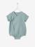 Short-sleeved Bodysuit for Newborn Babies Green - vertbaudet enfant 