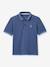 Embroidered polo shirt blue - vertbaudet enfant 