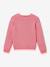 Girl's fancy stitch cardigan CYRILLUS ecru+pale pink - vertbaudet enfant 