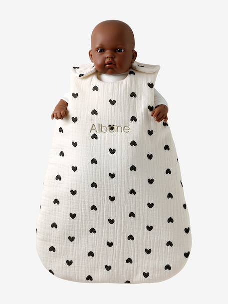 Gigoteuse poupon personnalisable blush+jaune+marron+noir+rose+rose imprimé - vertbaudet enfant 